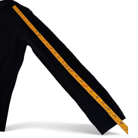 Harley Davidson Women’s Black & Red Ribbed Full Zip Up Sweater Size Medium - Picture 4 of 7